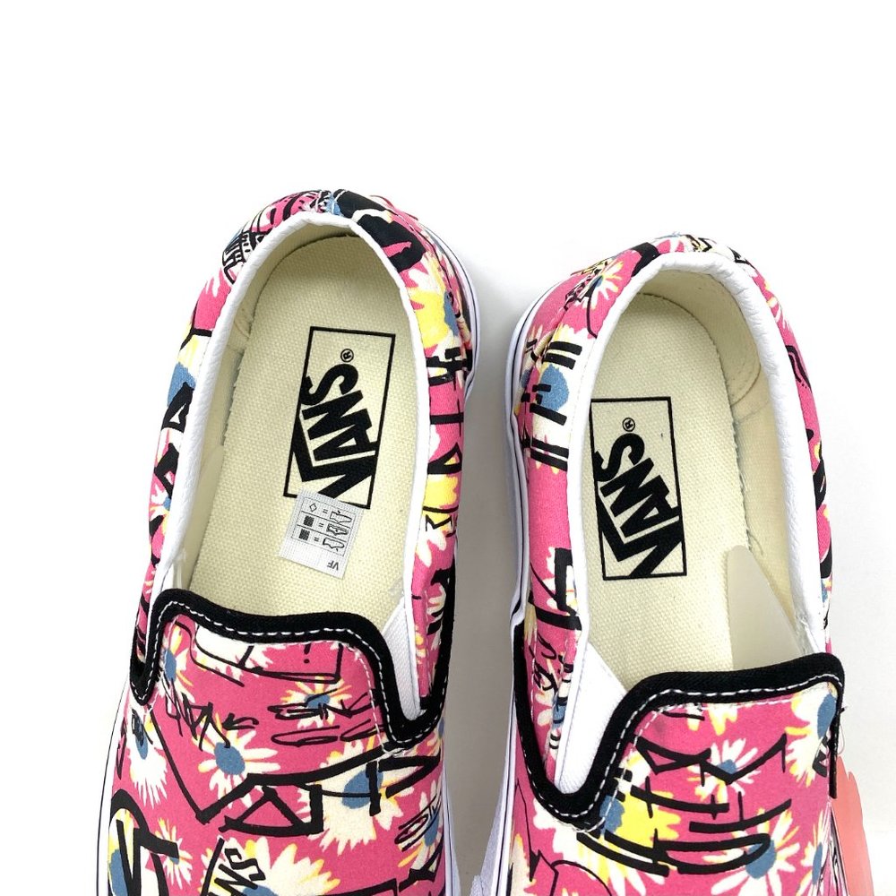 💖MEGA SALE💖VANS Classic Slip-On Vans Crew Floral Canvas  Women's  VN0A4BV31IY - Picture 4 of 9